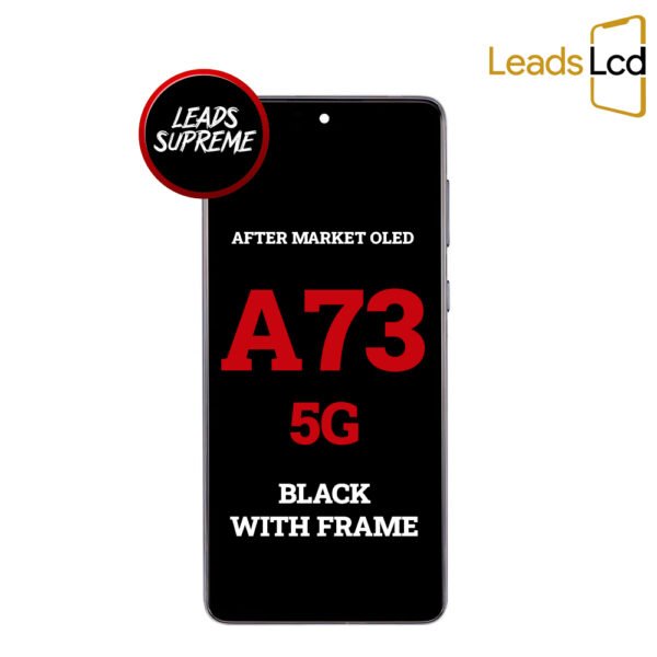 Samsung Galaxy A73 5G (A736 - 2022) OLED Screen After Market Black With Frame