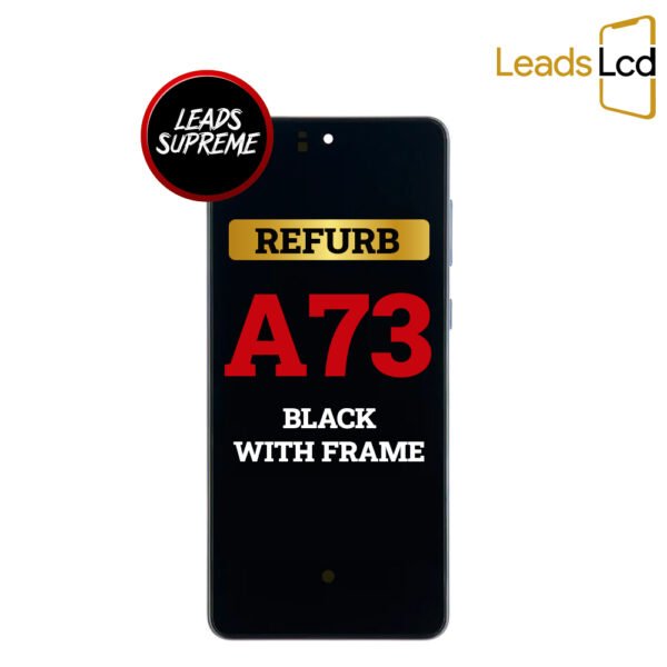 Samsung Galaxy A73 (A735 - 2022) OLED Screen Refurb Black With Frame
