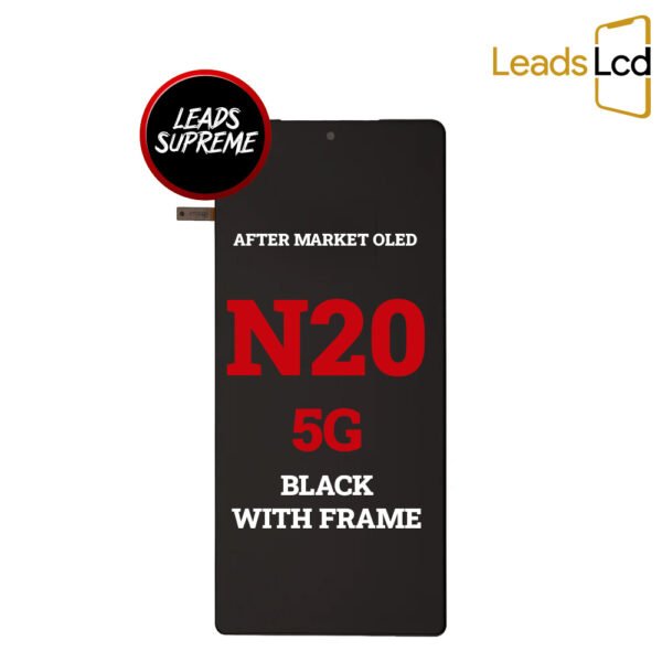 Samsung Galaxy Note 20 5G OLED Screen After Market Black With Frame