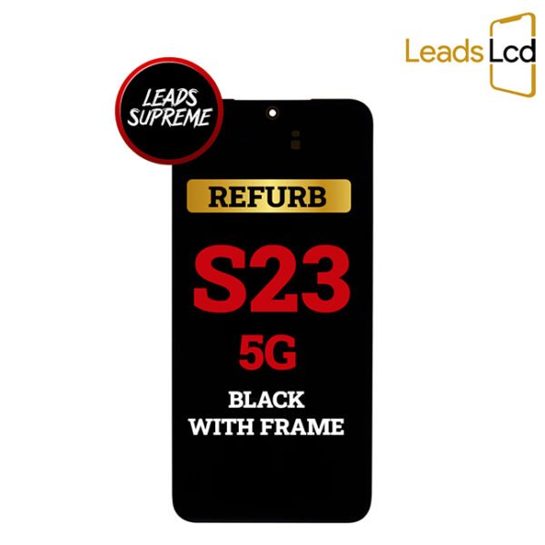 Samsung Galaxy S23 5G OLED Screen Refurb Black With Frame