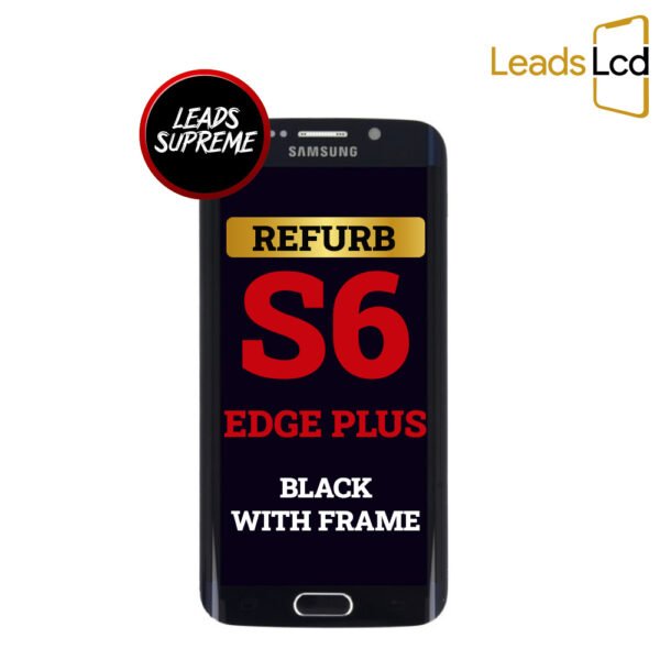 Samsung Galaxy S6 Edge Plus OLED Screen Refurb Black With Frame