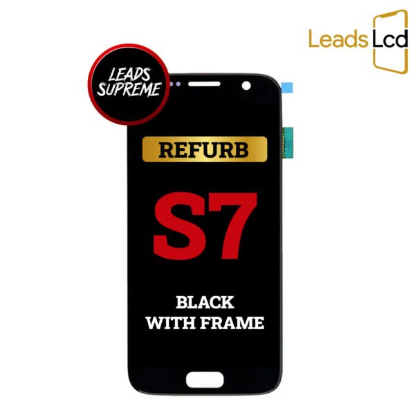 Samsung Galaxy S7 OLED Screen Refurb Black With Frame