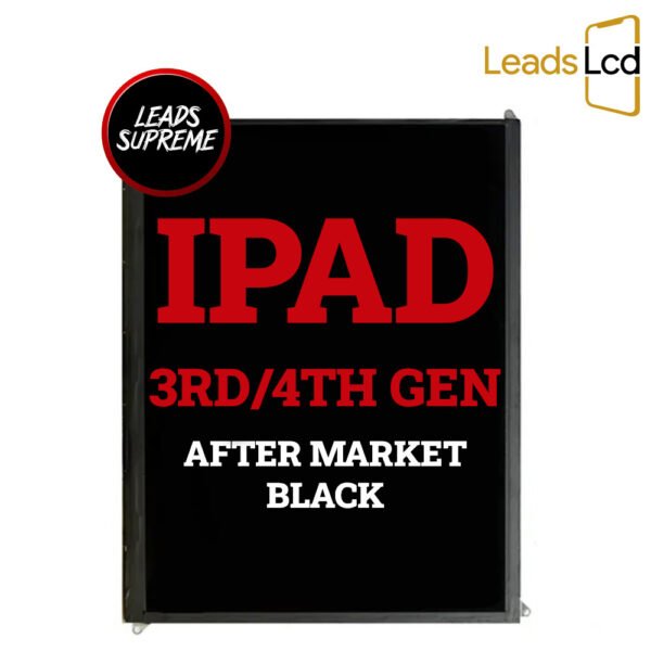 iPad 3rd – 4th Gen LCD Screen Black After Market