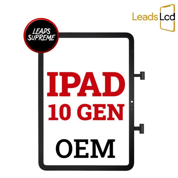 iPad 10 (2022)  Black Digitizer Replacement