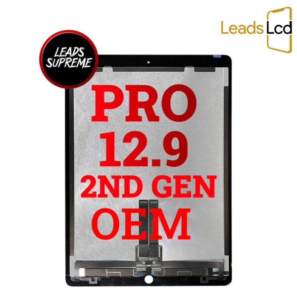 iPad Pro 12.9 (2nd gen) Black Digitizer Replacement