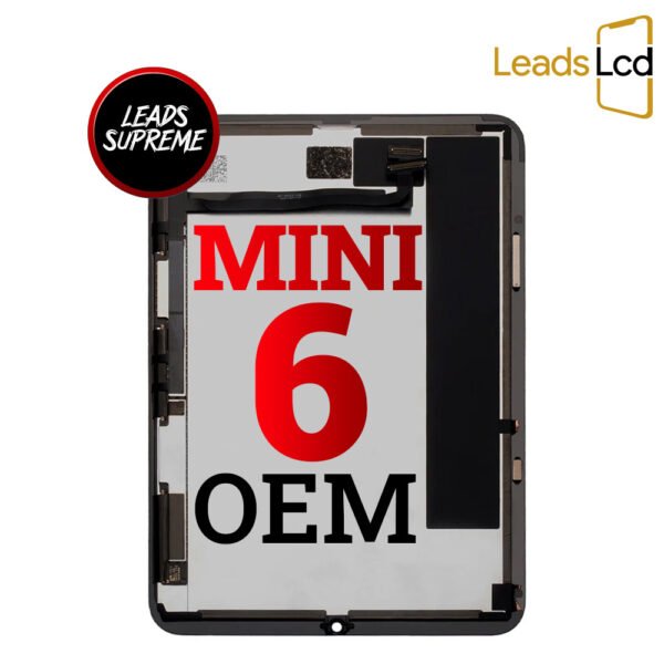 iPad Mini 6 Black Digitizer Replacement