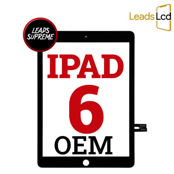 iPad 6 (2018) Black Digitizer Replacement
